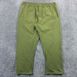 Lululemon Lab Pants Joggers Mens Large Green Tapered Slim 28" Inseam LM5AIT